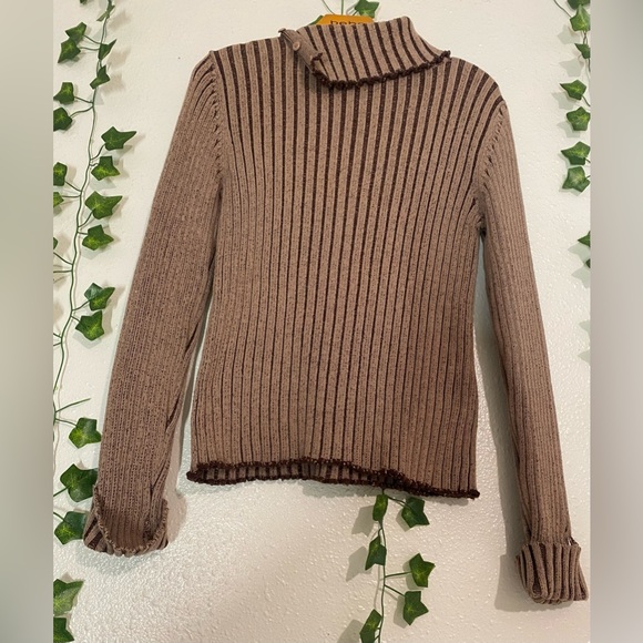 Massimo turtle neck knit sweater Thermal| Size L - Picture 7 of 13